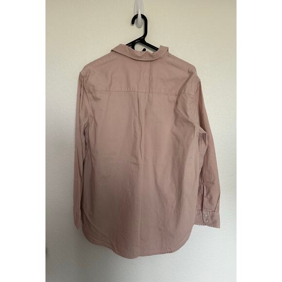 Aerie Oversized Anytime Fave Shirt Button Up in Blush Pink - M - Picture 3 of 4